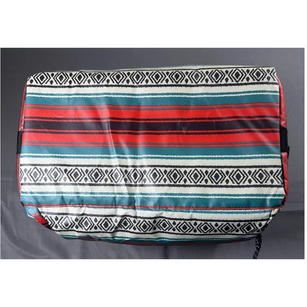 Igloo MaxCold 36 Can Snapdown Cooler Bag Red Blanket Stripe Southwestern Pattern